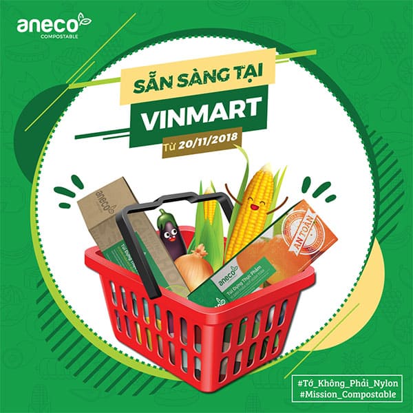 AnEco đã có mặt tại hệ thống siêu thị và cửa hàng của Vinmart