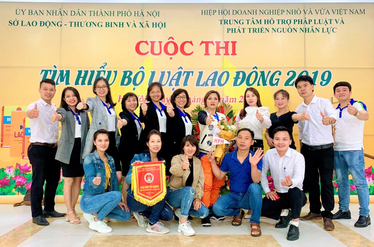 Nhựa Hà Nội đạt giải tại cuộc thi Tìm hiểu Bộ luật Lao động 2019