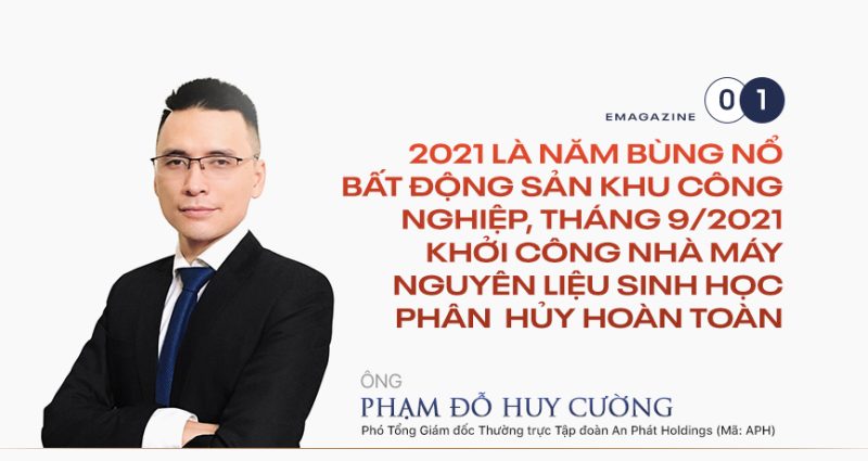 Mr. Pham Do Huy Cuong – Standing Deputy General Director and CFO of APH: ”2021 will be the year for industrial real estate”