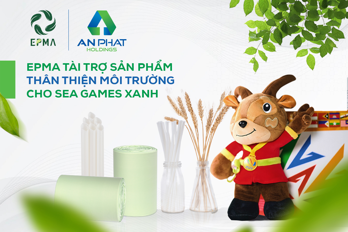 EPMA tài trợ sản phẩm thân thiện môi trường cho SEA Games Xanh