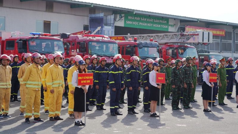 Successful completion of Hai Duong's 2024 Provincial Firefighting and Rescue Drill at An Phat Bioplastics Factory