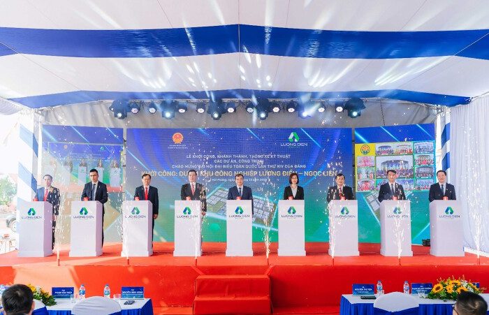 KCN An Phát 5 (Lương Điền – Ngọc Liên) chính thức khởi công ngày 19/12/2025, là một trong những dự án nổi bật của Thành phố Cảng. (Ảnh: An Phát).