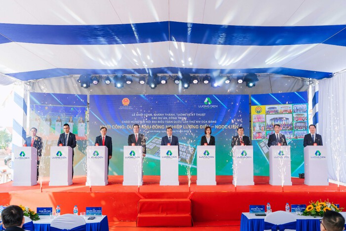 KCN An Phát 5 (Lương Điền – Ngọc Liên) chính thức khởi công ngày 19/12/2025, là một trong những dự án nổi bật của Thành phố Cảng. (Ảnh: An Phát).