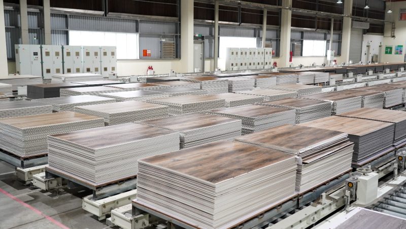 Sàn SPC, LVT tại hệ thống nhà máy sản xuất An Cường Building Materials.